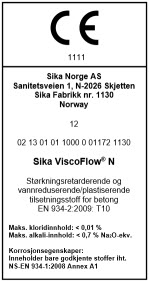 CE - Sika ViscoFlow N - NO