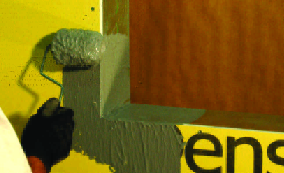 SikaWall-95 Quick Corner Step 1